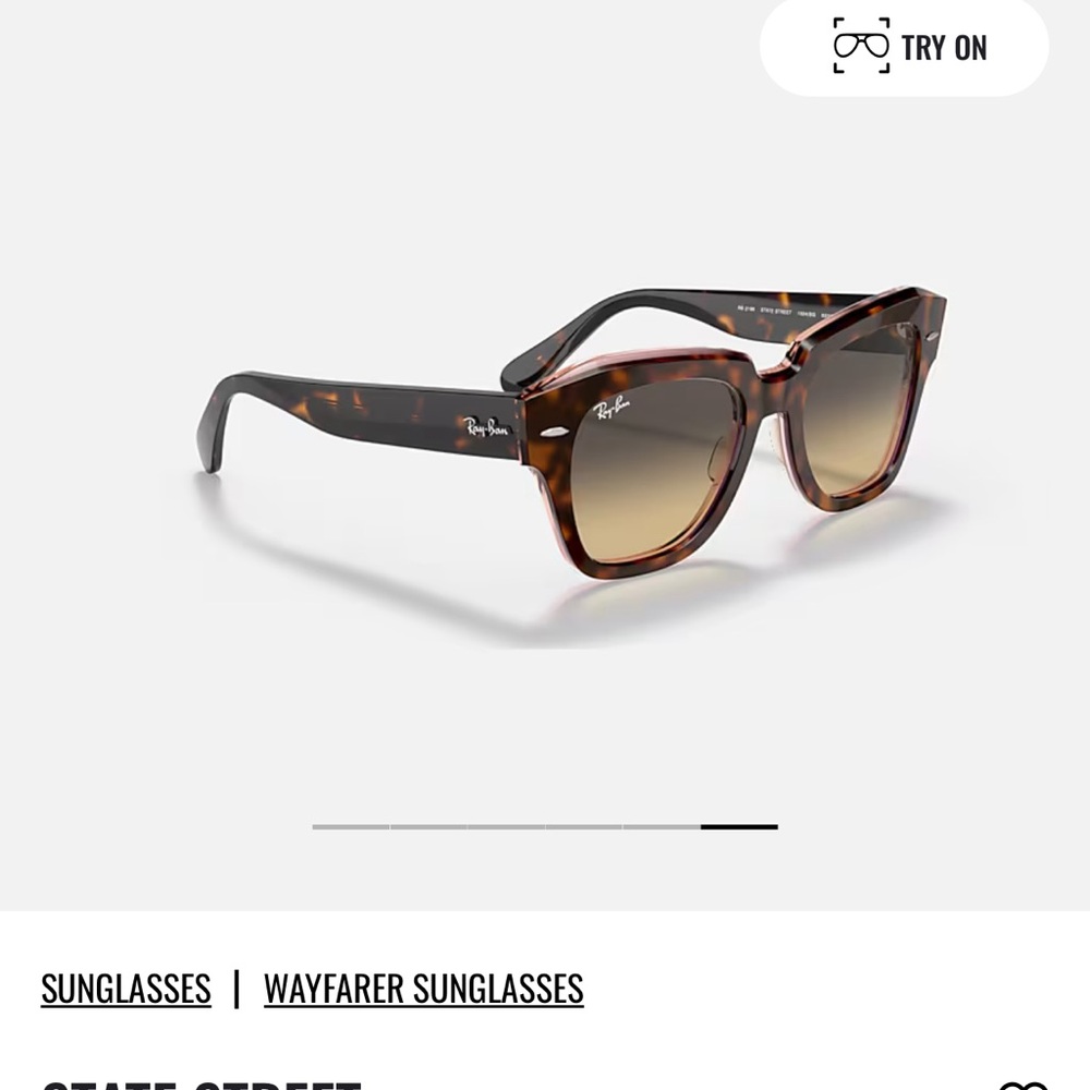 RayBan State Street Sunglasses Tortoise